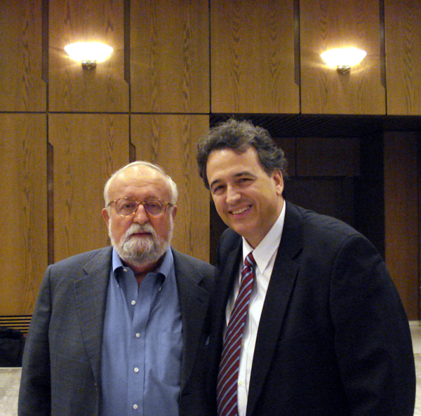 Ο Zachos Terzakis με τον Krzystof Penderecki